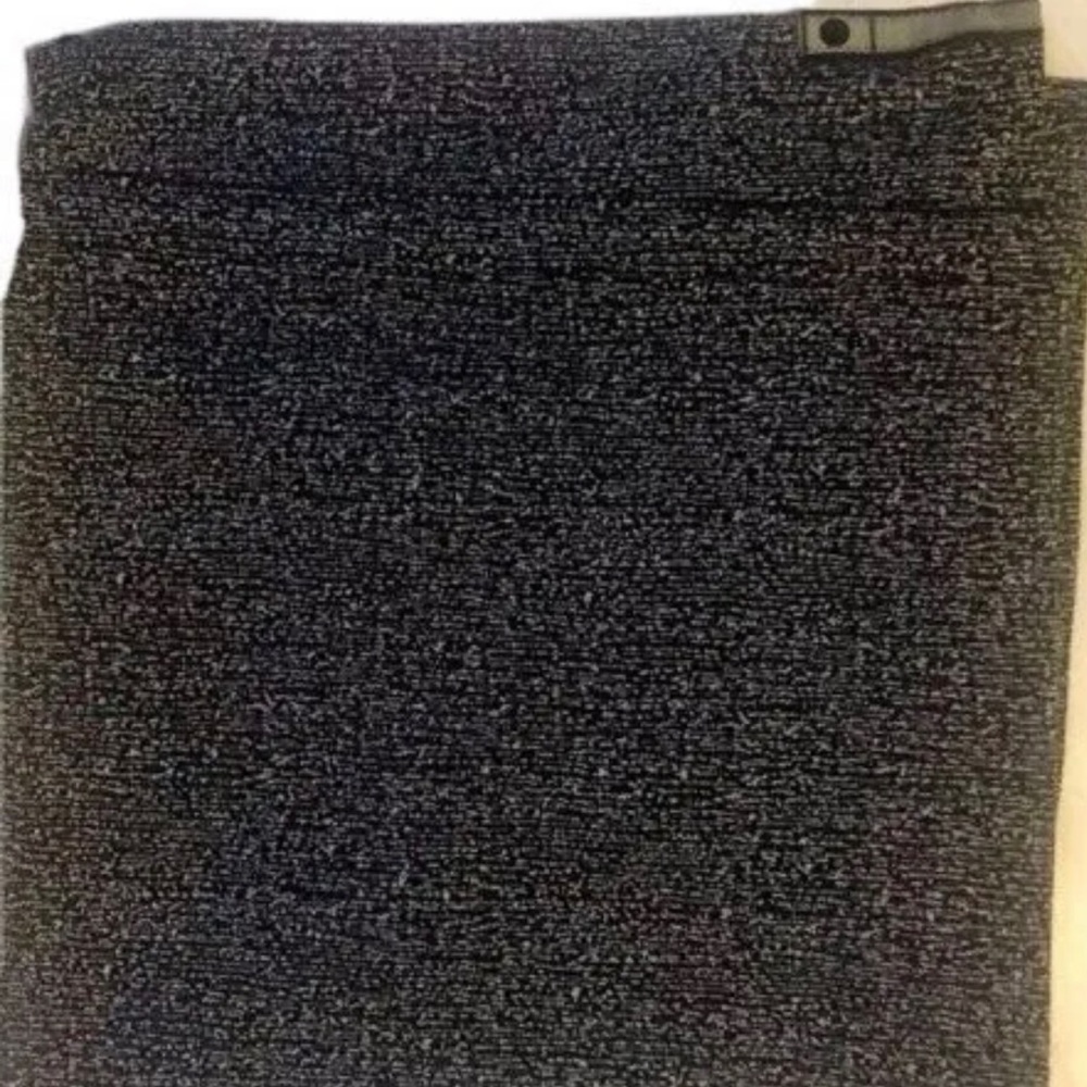 LULULEMON Vinyasa Scarf *Rulu Reconnect Jacquard Running Luon White Black EUC